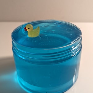 Slime, Bath Time High Quality 3oz/5oz Fun Clear Blue Slime With