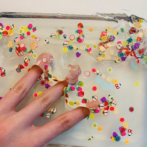 Detox water clear slime