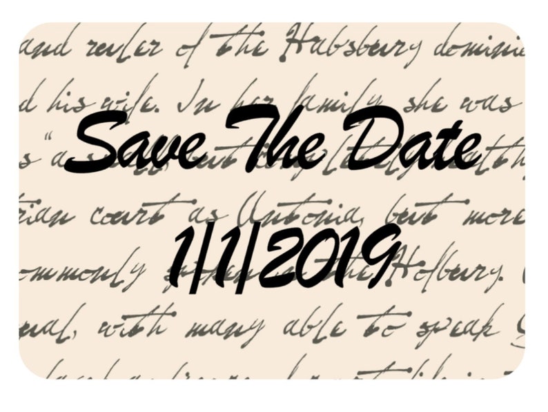Custom Print Save The Date Wedding Stickers