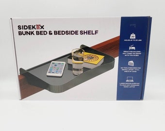 Sidekiix Bedside Shelf Negro Literas y marcos de cama, grande acoplable Gran condición