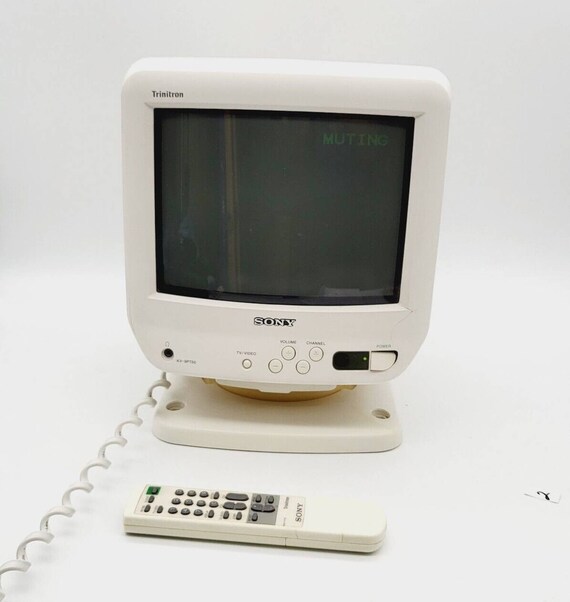 Sony Trinitron Kv9pt50 9 CRT Color Gaming TV & Remote Etsy