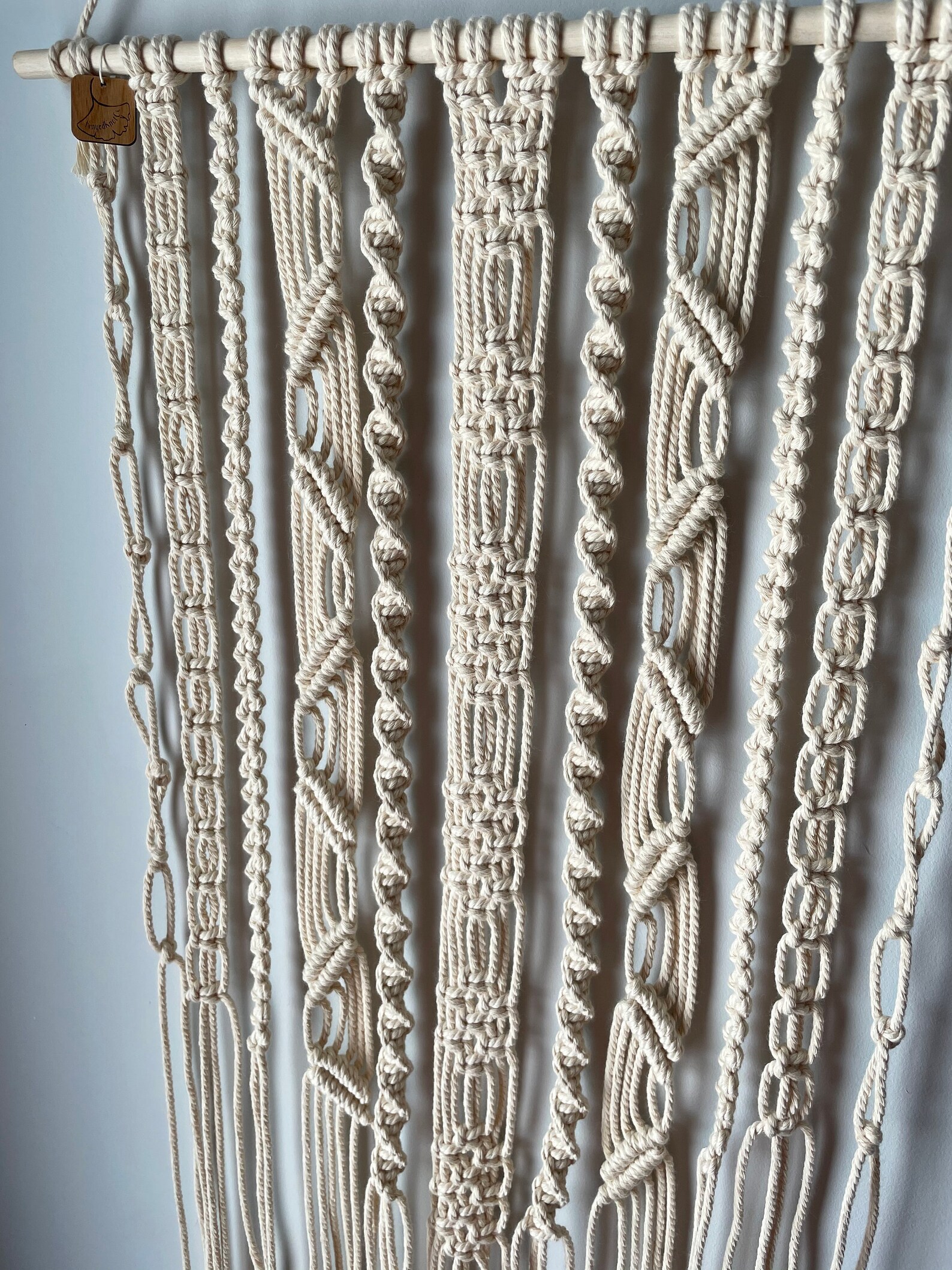 Macrame Accessory Holder / Macrame Wall Hanging / Macrame Hair Etsy