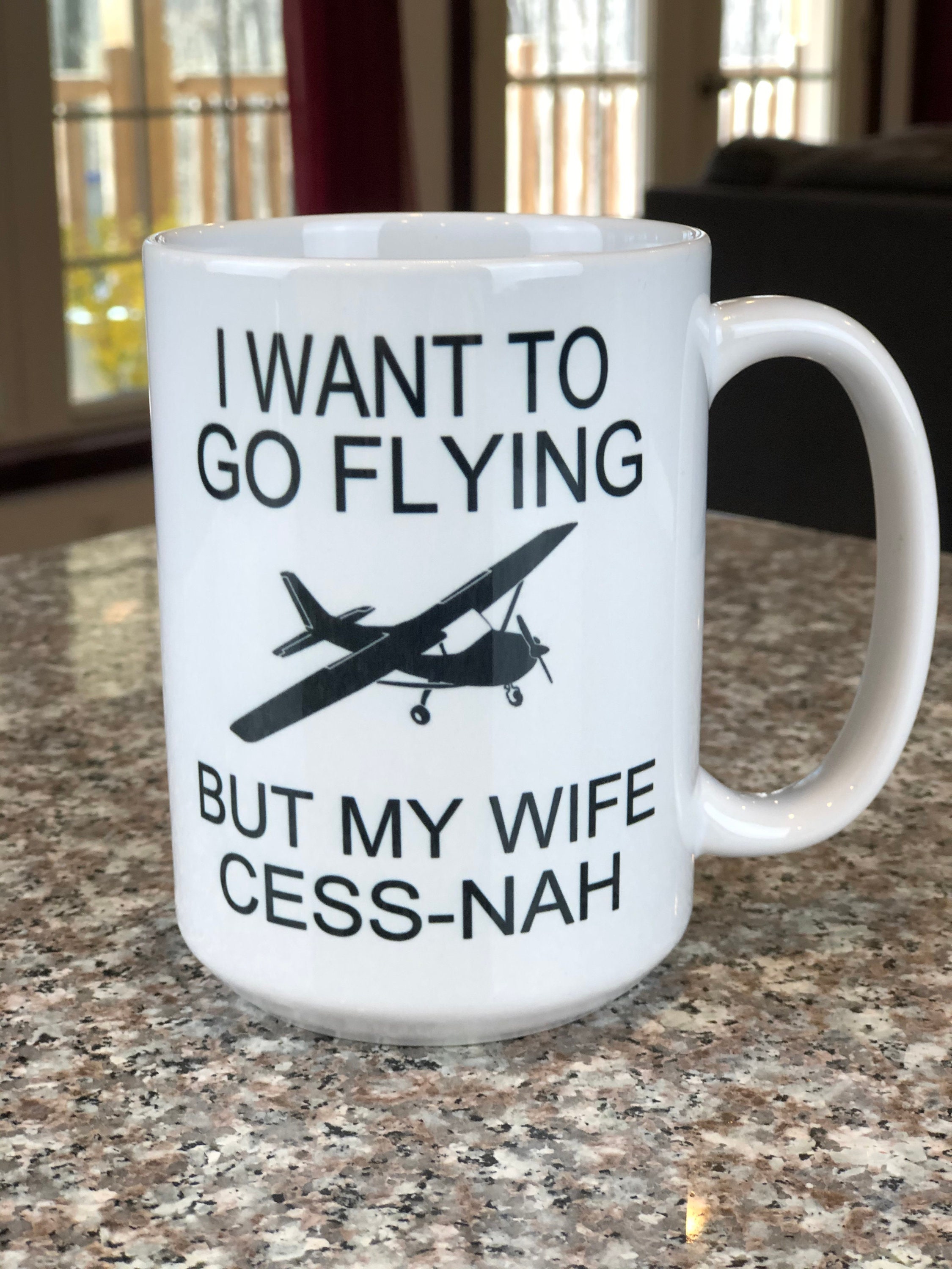 I Want to Go Flying Mug Pilot Mug Airplane Gift Etsy