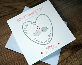Personalised Valentine's Card Husband Wife Boyfriend Girlfriend Fiancé Fiancée Partner The one I love Any Name Any Message