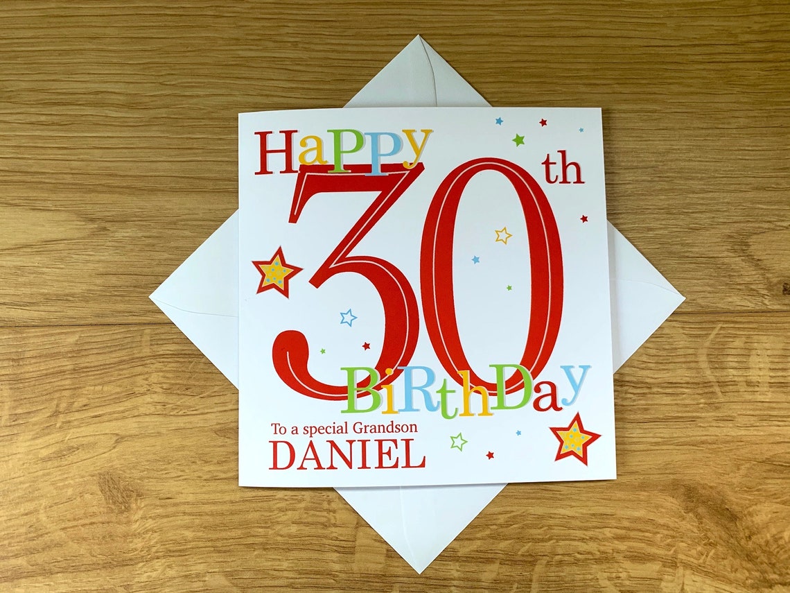 Personalised 21st Birthday Card Son Grandson Brother Nephew - 18th ...