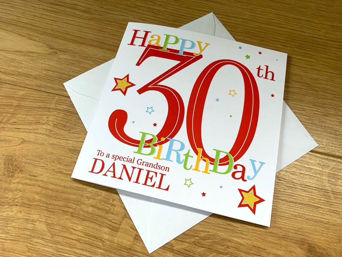 Personalised 21st Birthday Card Son Grandson Brother Nephew - 18th ...