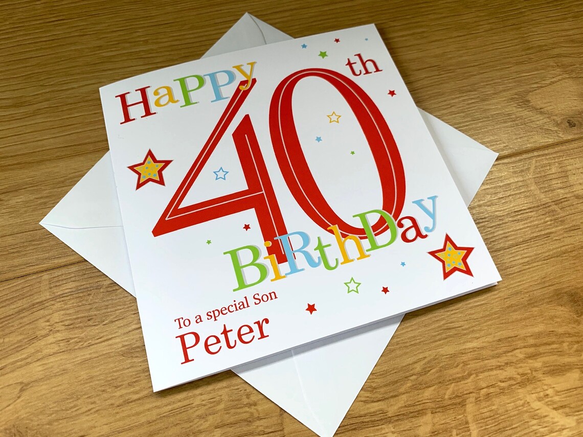 Personalised 21st Birthday Card Grandson Son Husband Brother Dad Brother In Law Any Person Age Tipple 18th 25th 30TH 40TH (SKU1201 - Foto 8