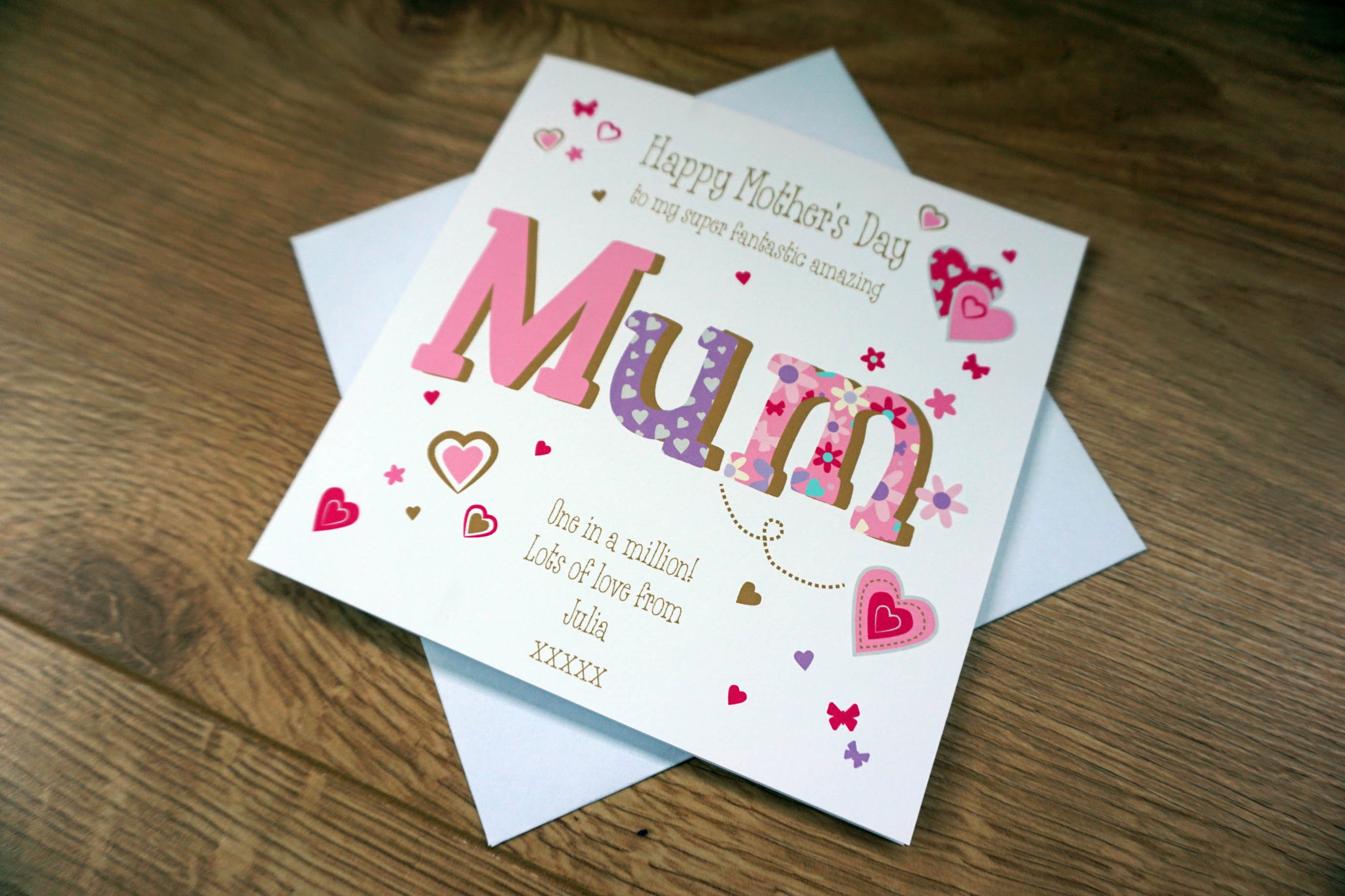 Personalised MOTHERS DAY card Mummy Mum Mam Mammy Mom Mommy | Etsy