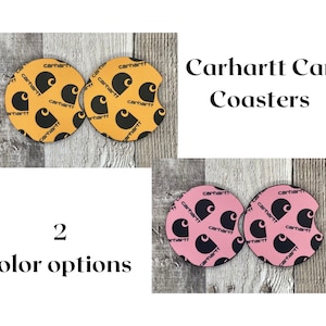Carhartt car coasters,