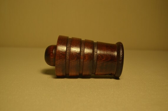 Elegant Vintage Handmade Wooden Curtain Rod Ends Finials Etsy