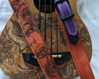Kala U-Bass custom laser engraved