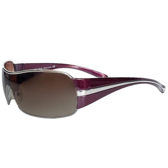 Prada top burgundy sunglasses