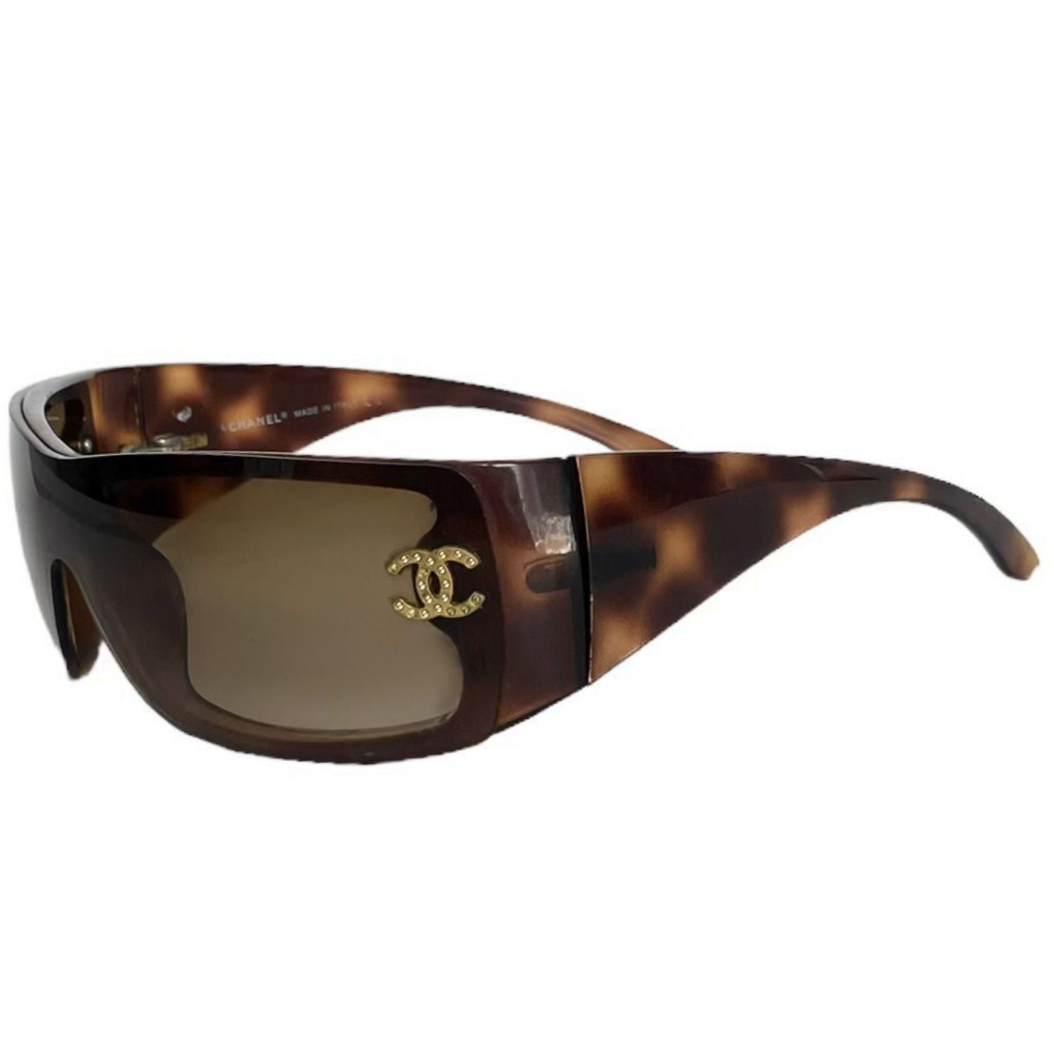 Chanel Tortoise and Gold CC Sunglasses 5072