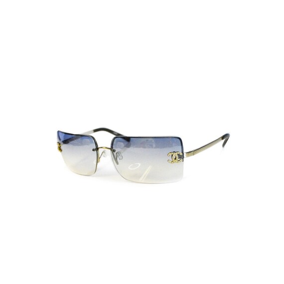 Chanel Rimless Ombré Gradient Crystal Diamanté rhi