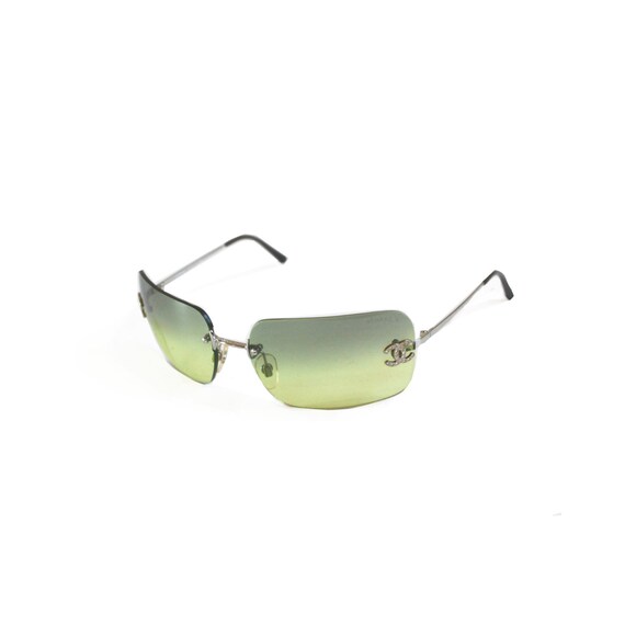Authentic Chanel Diamante Rhinestone Rimless Ombre