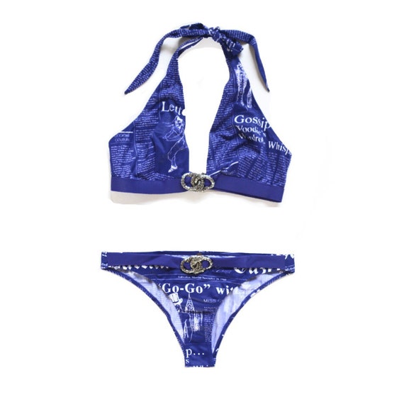 Authentic John Galliano Gazette Newspaper Bikini S