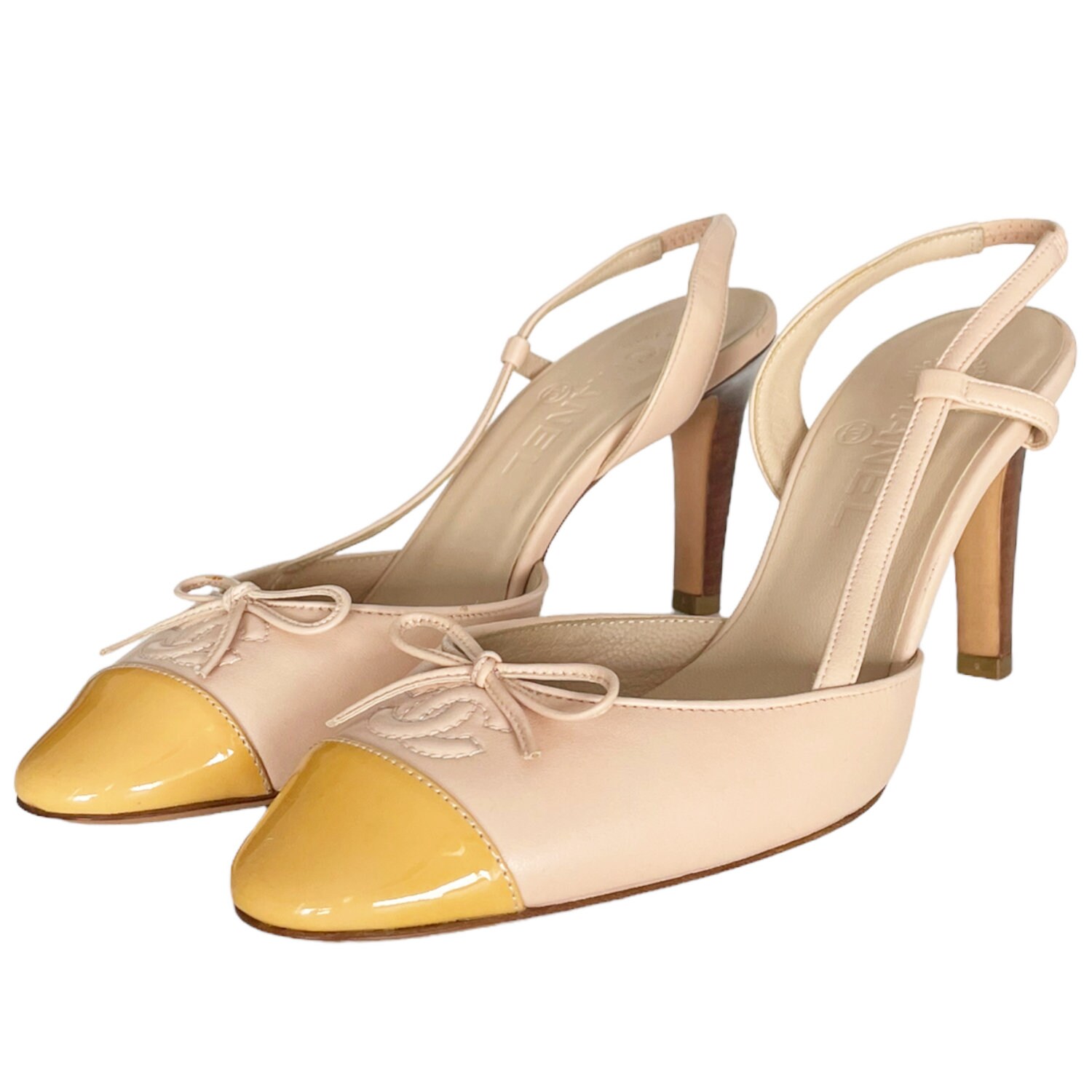 Chanel Toe Bow Ballet - 5 For Sale on 1stDibs