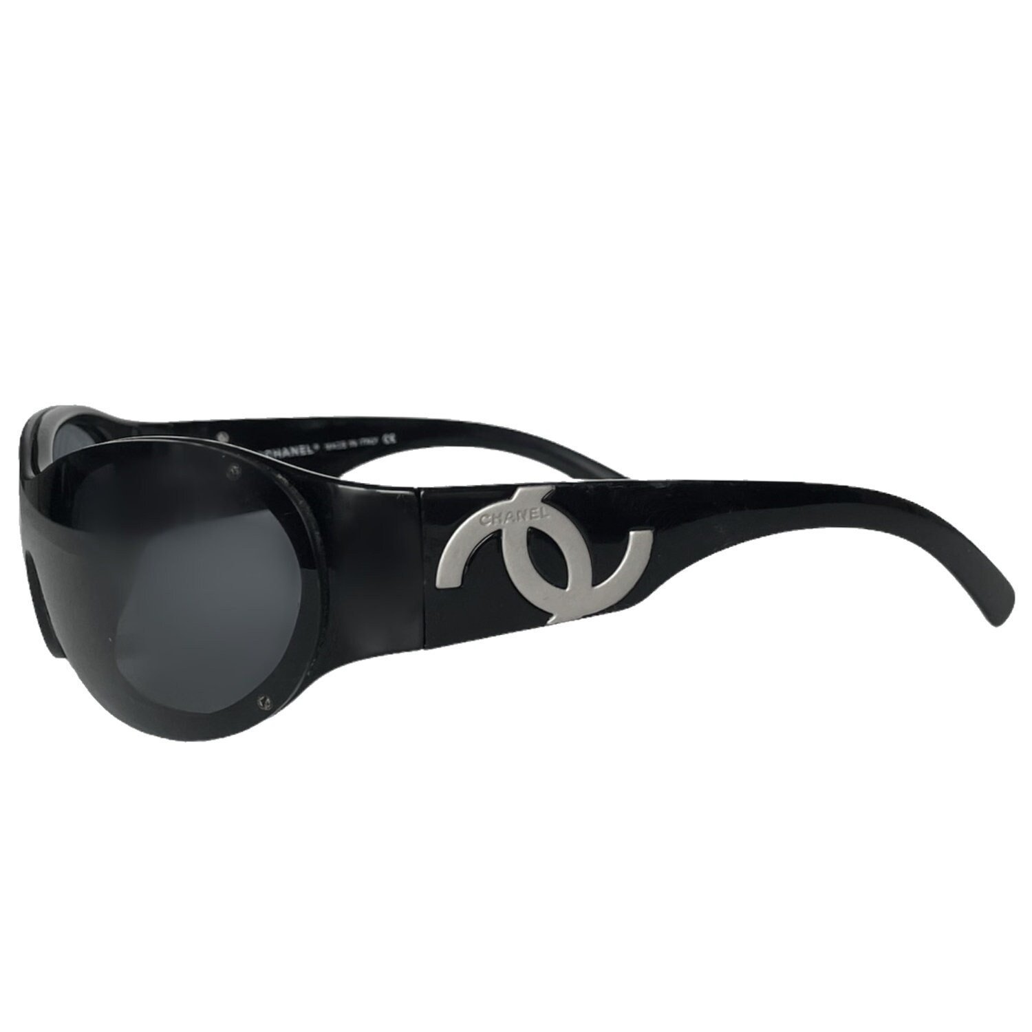 Chanel Sunglasses Authentic Chanel Logo Wraparound Ski 