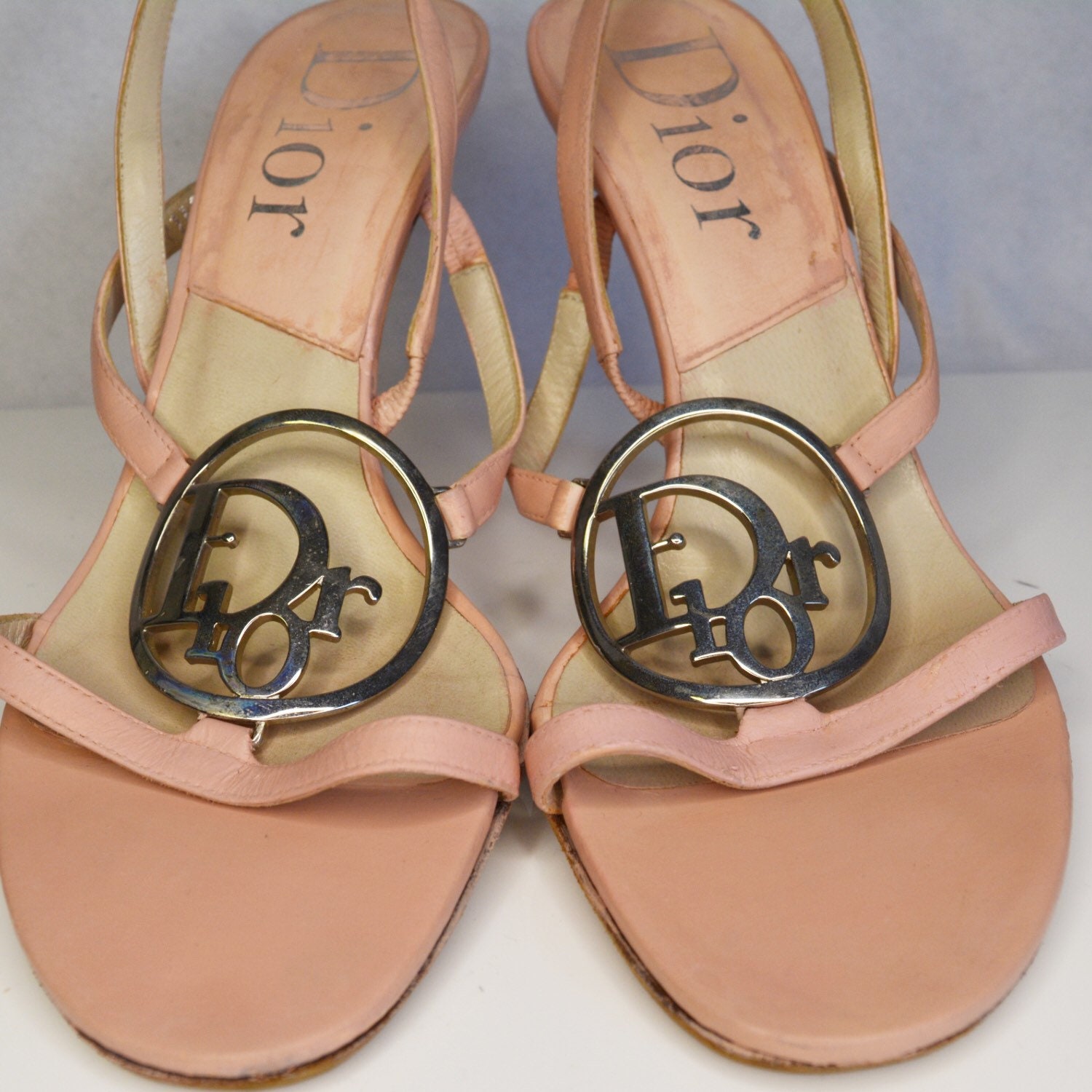 Dior Heels Authentic Dior Monogram Heels in Pink size 4 Etsy