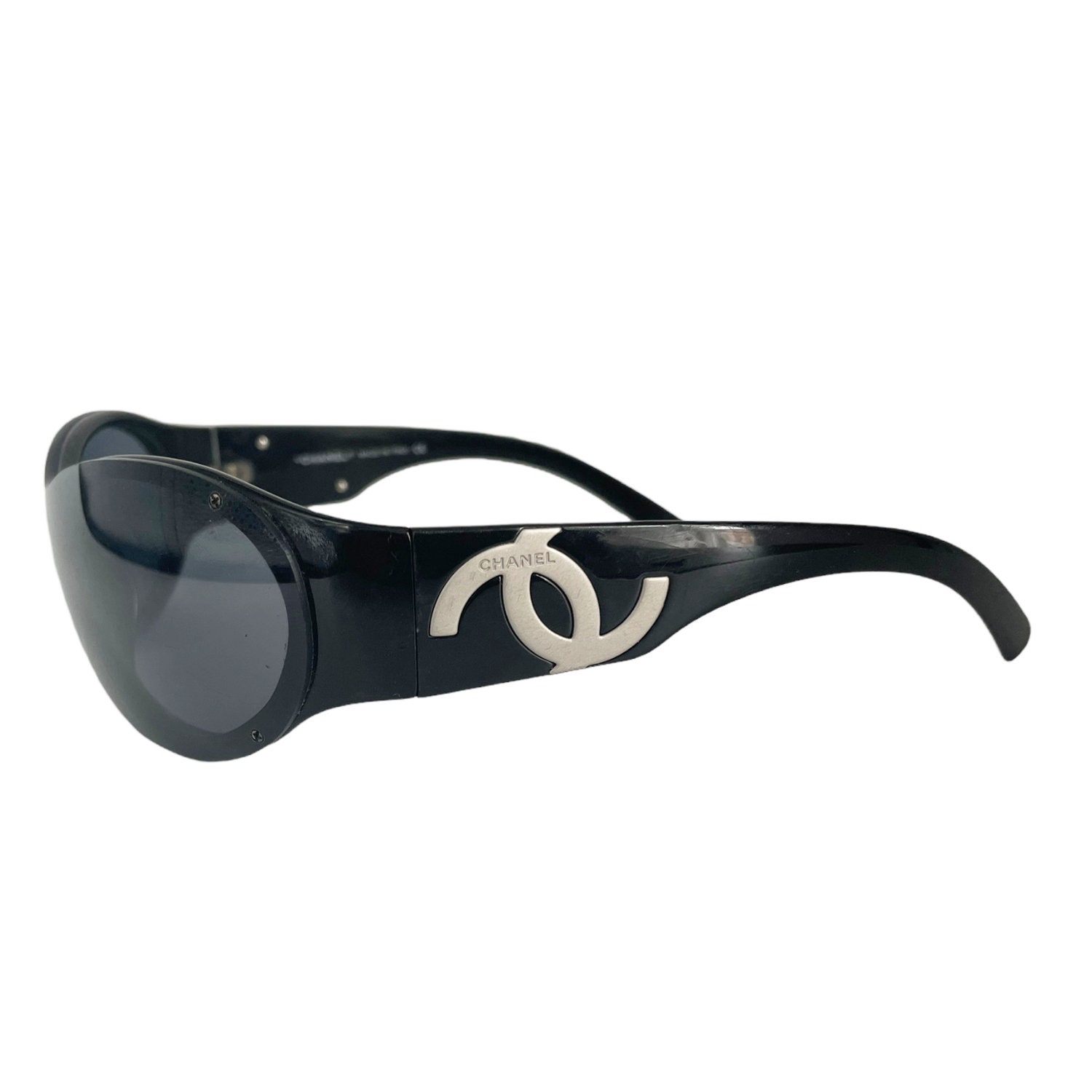 CHANEL, Accessories, Authentic Black Plastic Cc Chanel Sunglasses Like  New
