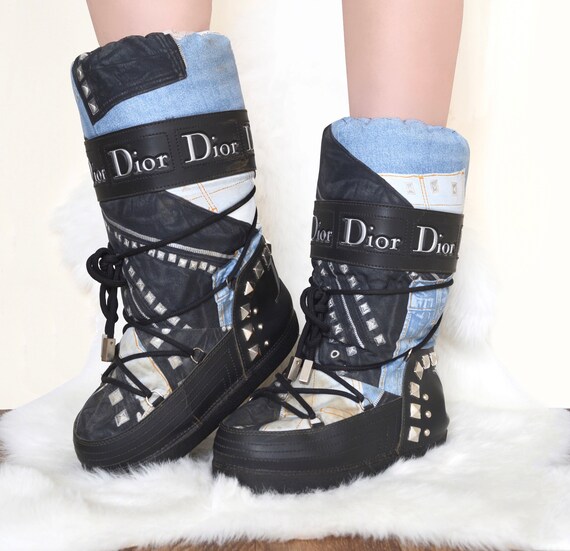 Dior boots Authentic Dior snow boots vintage genuine y2k Etsy