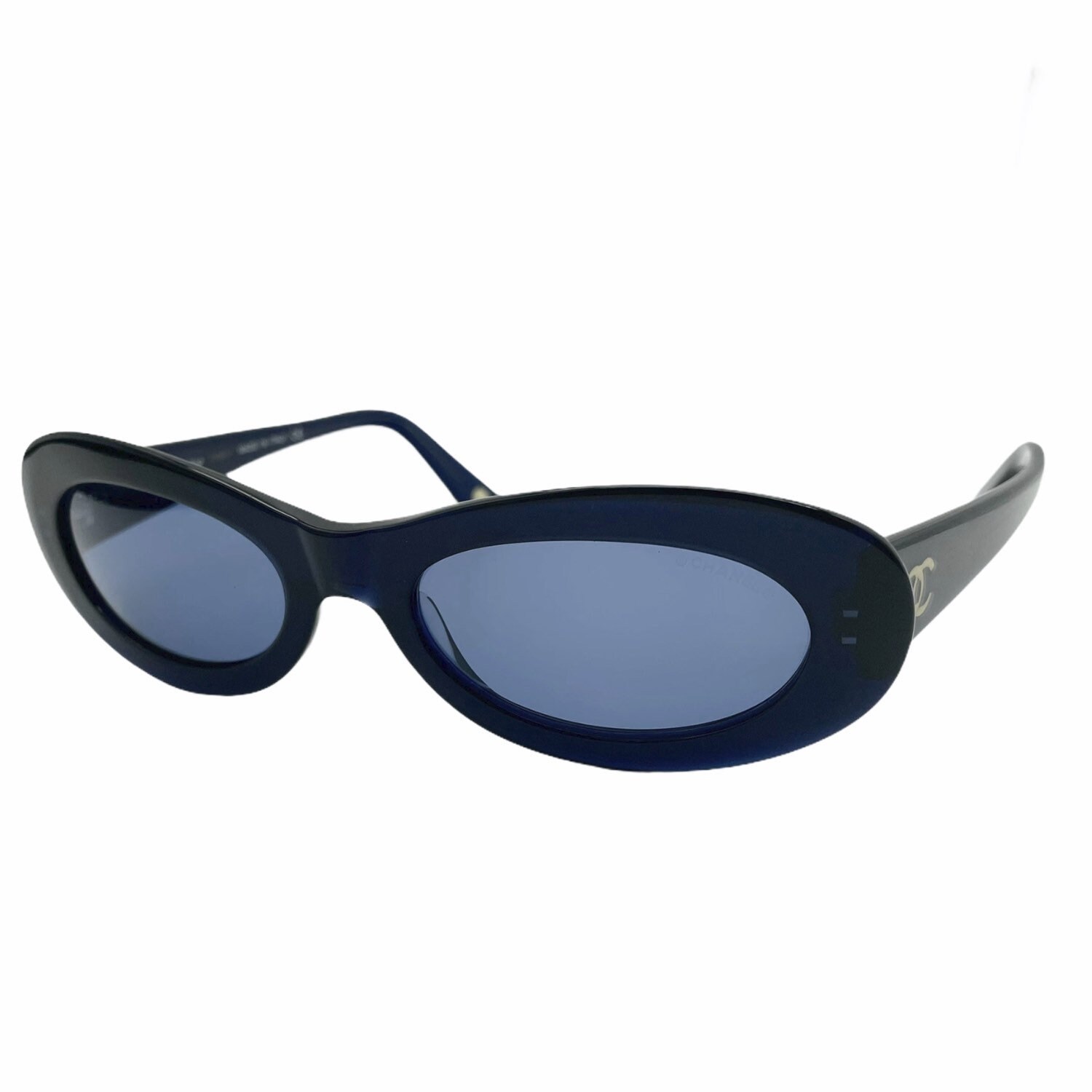 navy chanel sunglasses