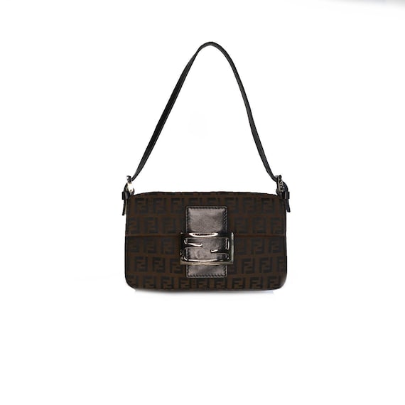 Fendi bag - Authentic Fendi Zucchino Monogram Micr