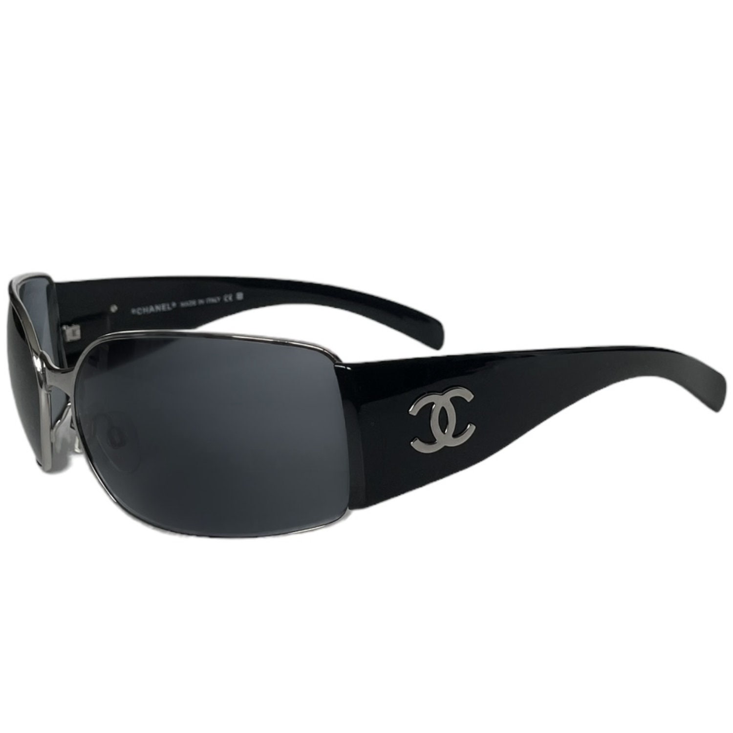 Chanel Sunglasses Authentic Chanel Logo Wraparound Ski 