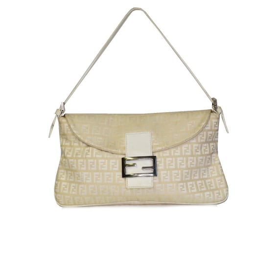 Fendi bag - Authentic Fendi Zucchino Monogram Bagu