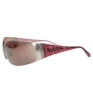 Miu Miu Sunglasses - Authentic Miu Miu Logo Rose Wraparound