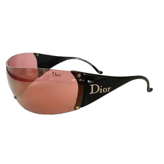 Dior Sunglasses Authentic Dior Ski Visor Logo Sunglasses in Etsy