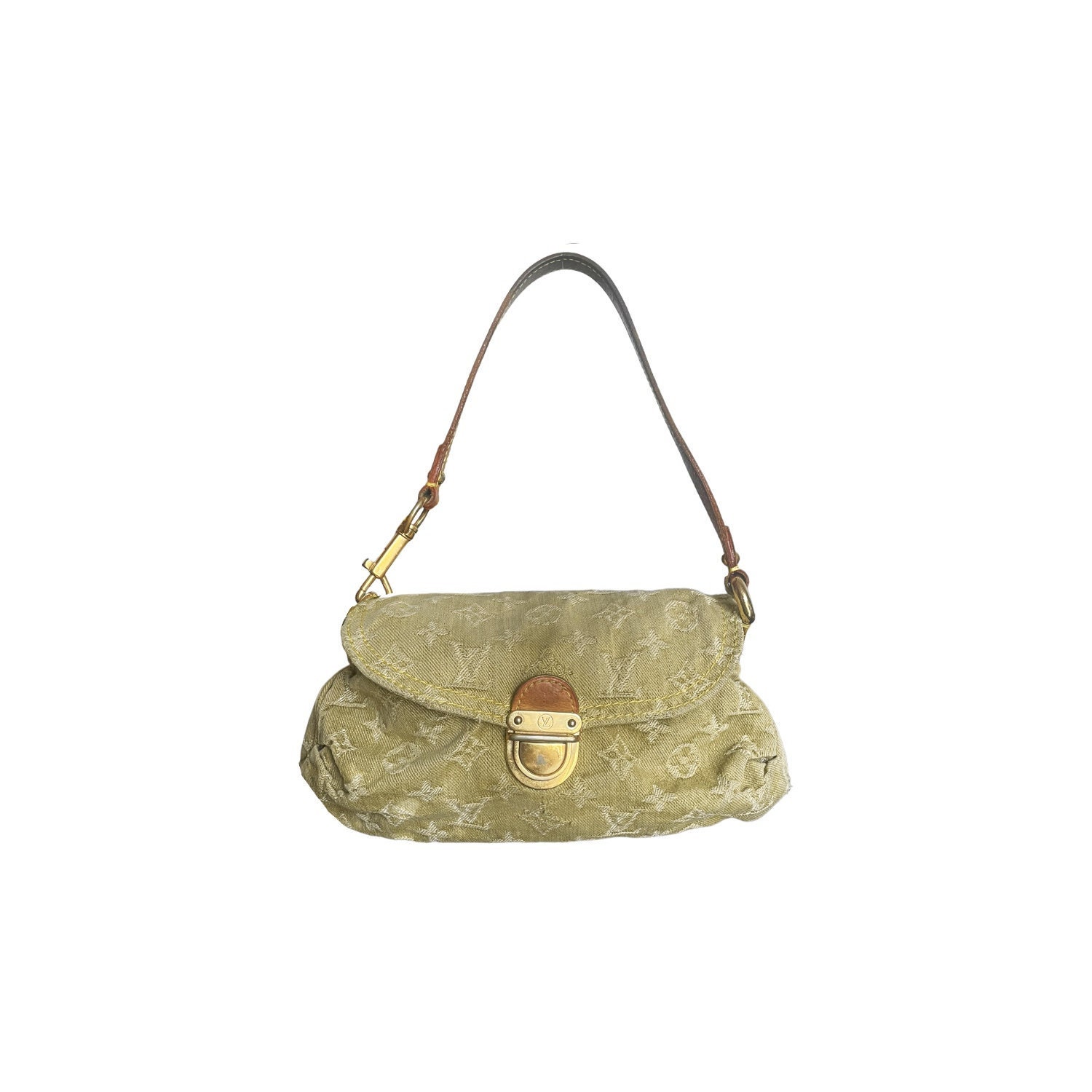 Louis Vuitton Green Monogram Denim Neo Speedy Bag Louis Vuitton