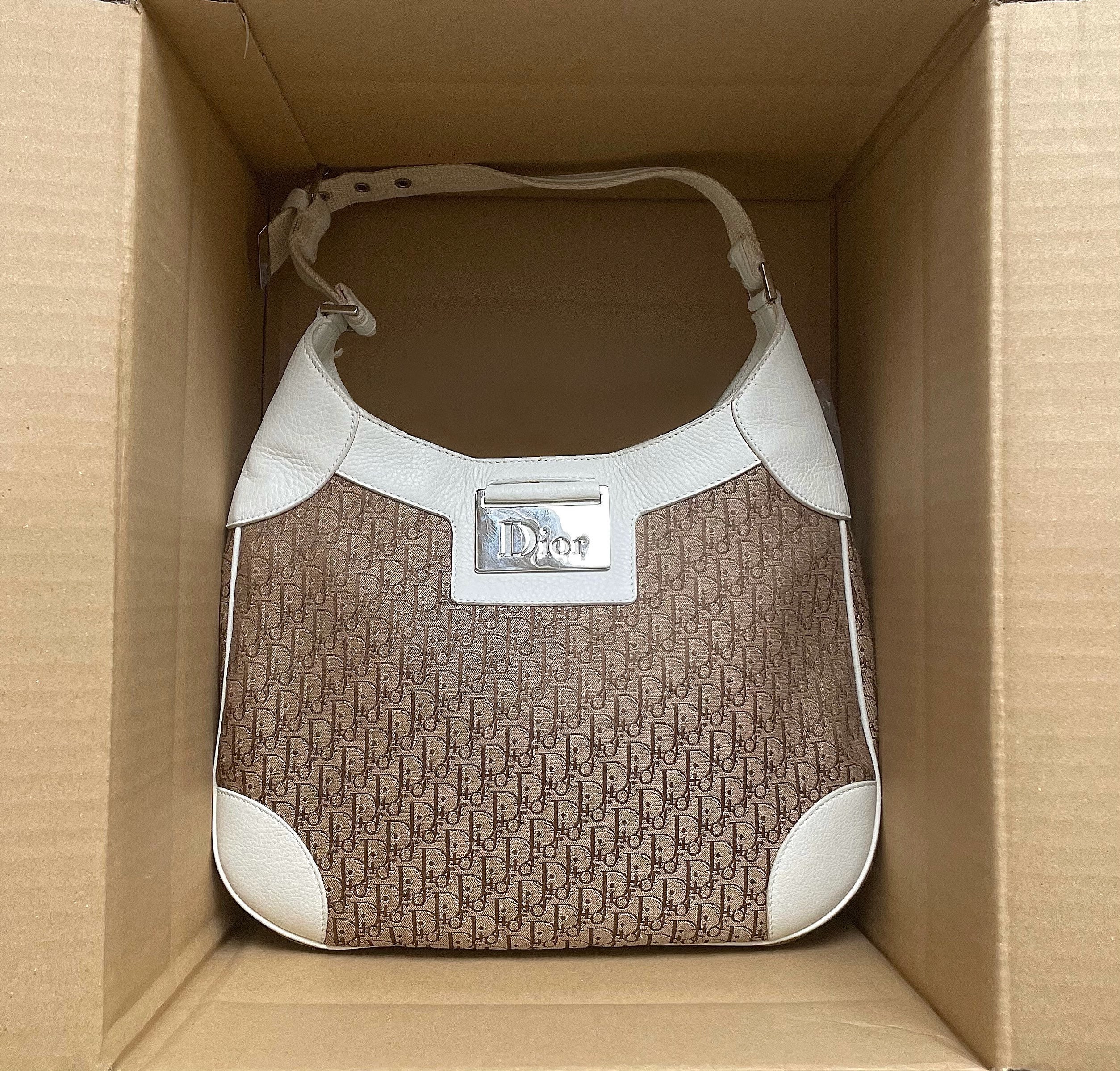 Authentic Christian Dior Bag Monogram Trotter Mini Diorissimo