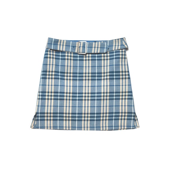 burberry nova check mini skirt