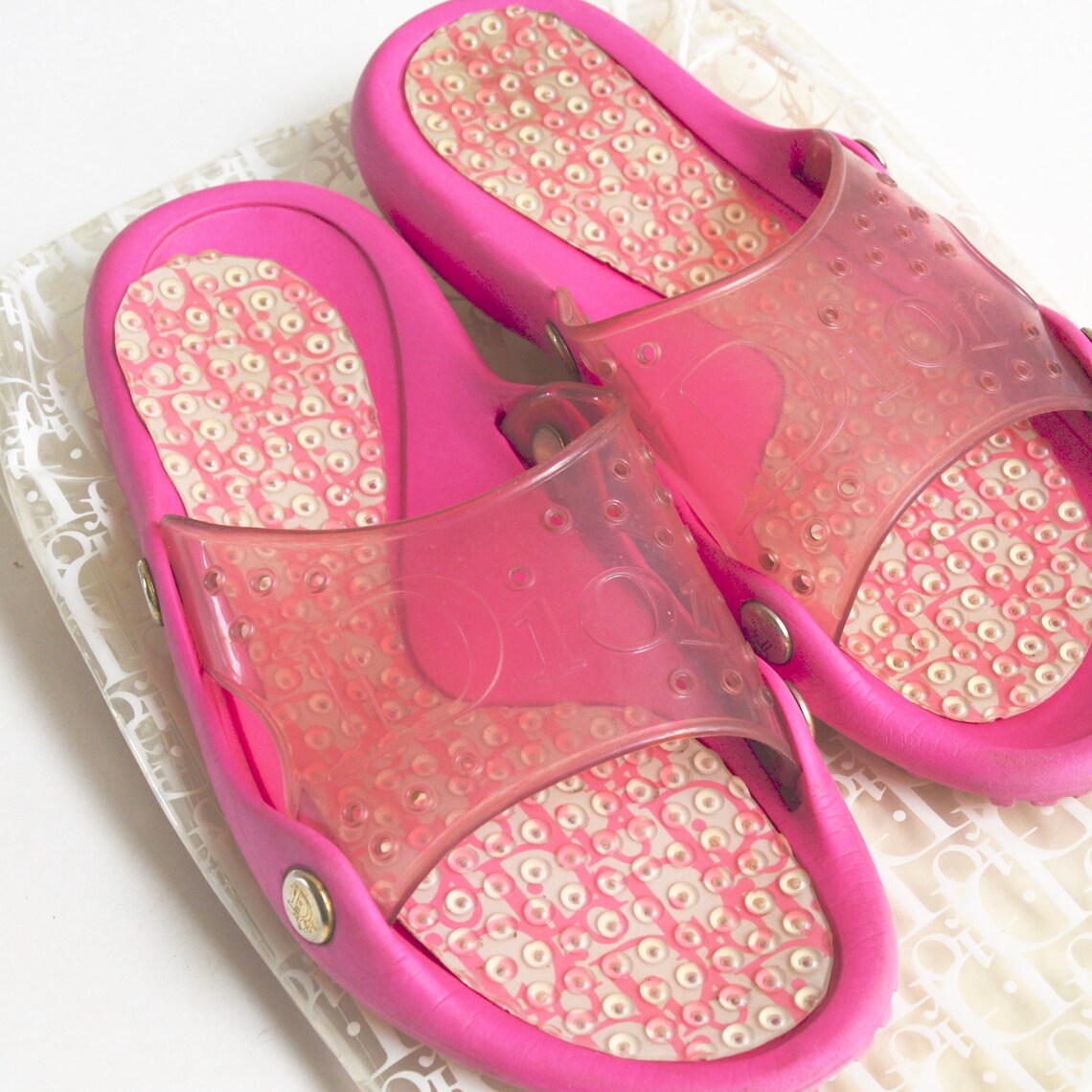 Dior Embroied Slides â lvbagsale