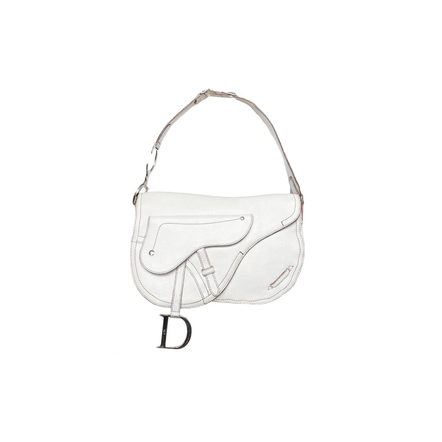 💕Louis Vuitton💕 Saddle bag Women's slant shoulder broadband bag