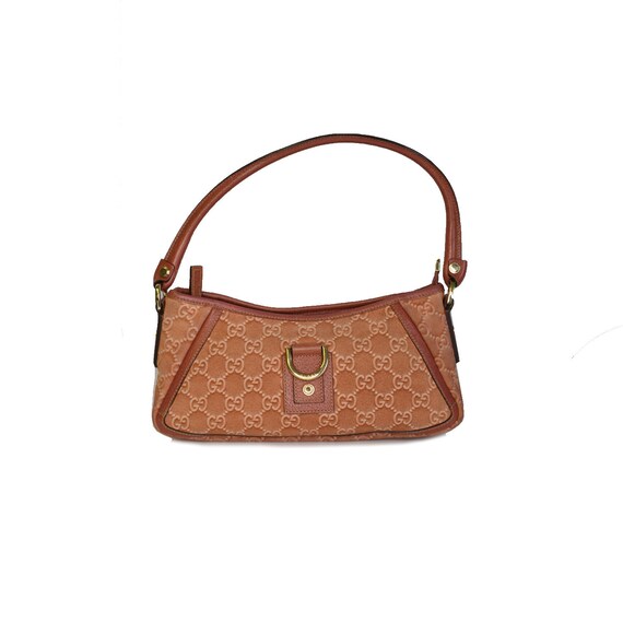 Gucci Bag Gucci monogram baguette shoulder bag in