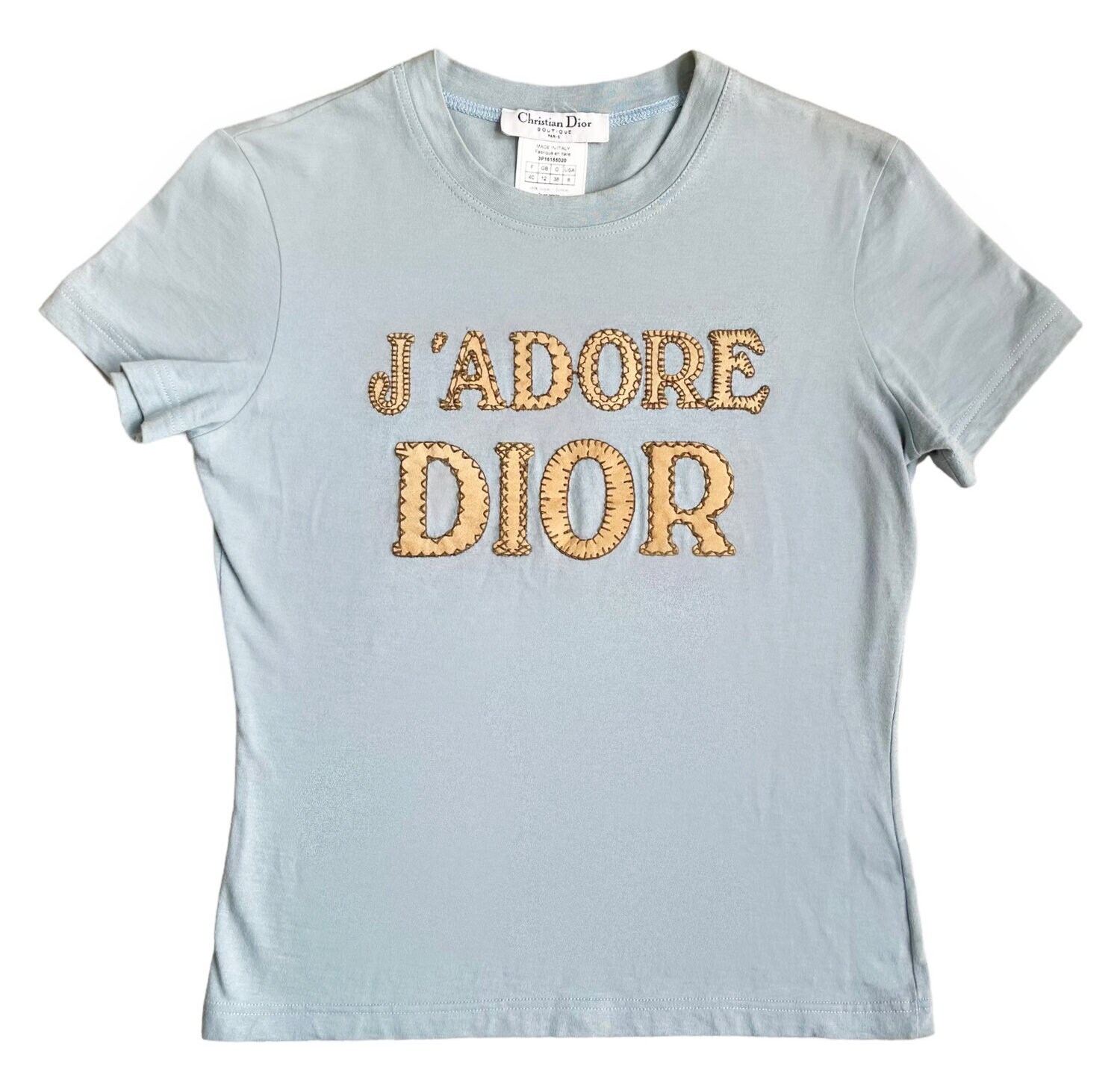 CHRISTIAN DIOR ATELIER TShirt mit legerer Passform Baumwolljersey in Schwarz DIOR DE #36 CHRISTIAN DIOR ATELIER TShirt mit legerer Passform Baumwolljersey in Schwarz DIOR DE