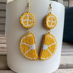 Lemon earrings