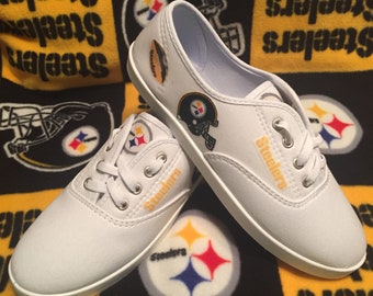 white canvas shoes for crafts