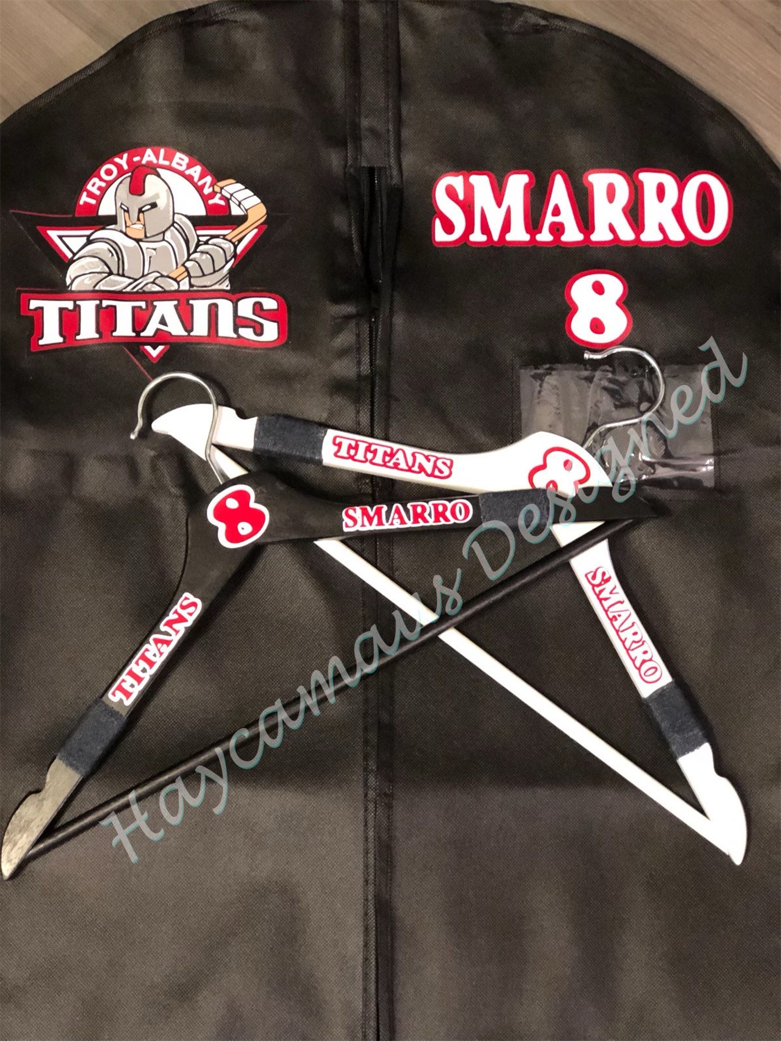 Personalized Garment Bag & Hanger Sets Hockey Jerseys Bag Etsy