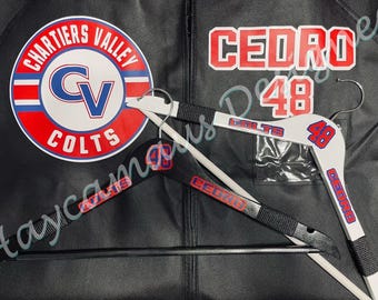 Personalized Hockey Jersey Garment Bag & Hanger Set