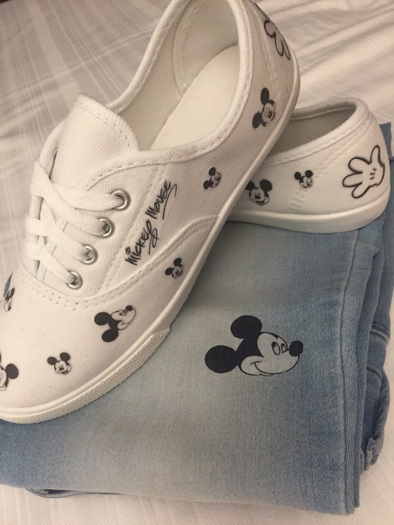 mickey mouse canvas shoes