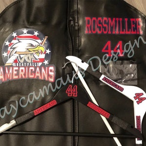 Personalized Hockey Jersey Garment Bag & Hanger Set