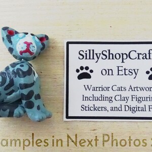 Warrior Cats Mystery Box 1-2 MINI Clay Figurine/s  *PLEASE Read WHOLE Description*