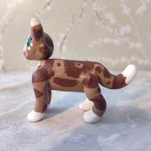 Figuras de arcilla de Gatos Guerreros: Princesa, Estrella Torcida, Hoja Jaspeada imagen 15