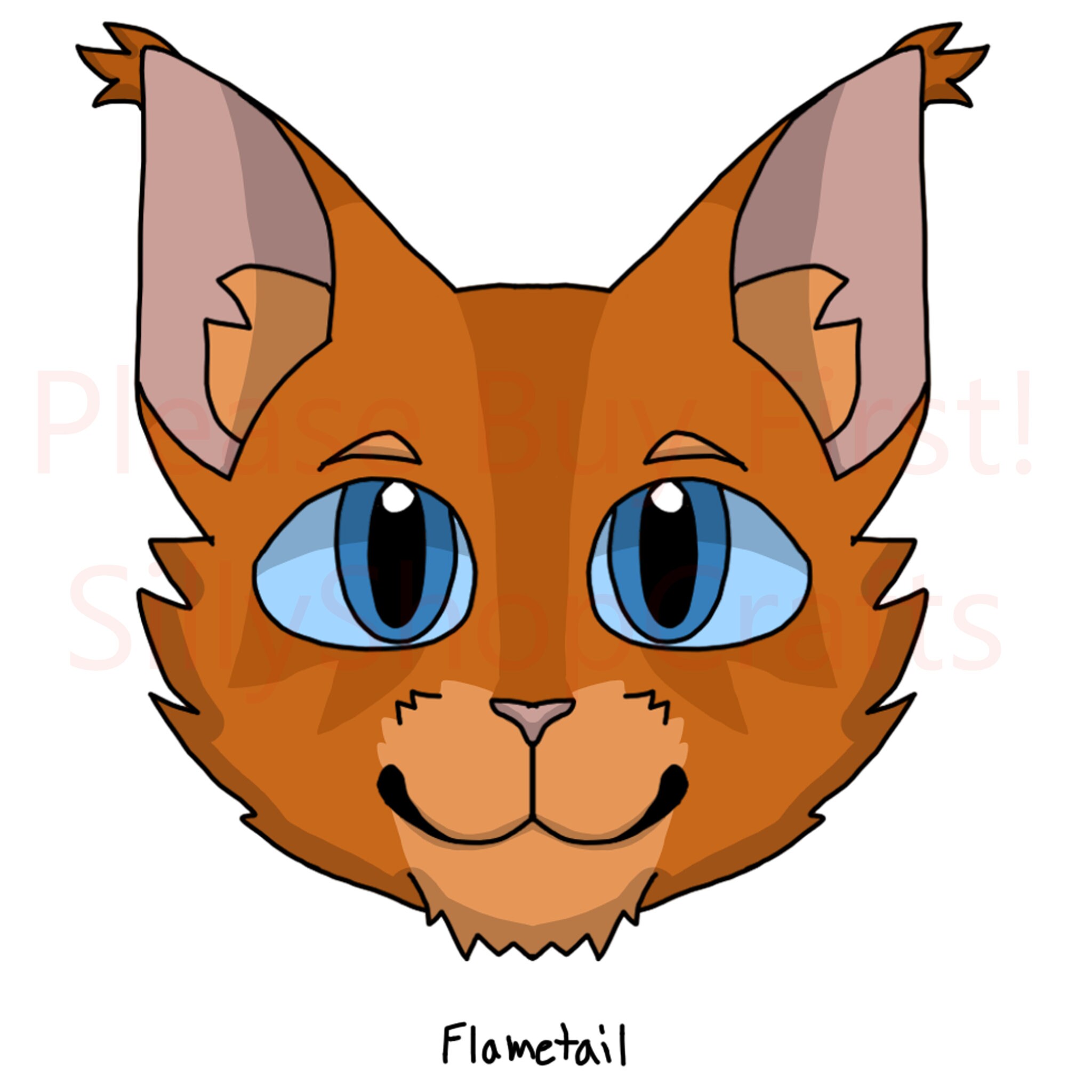 Warrior Cats Stickers: Omen of the Stars Character Pngs (instant ...