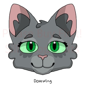 Warrior Cats Stickers: Omen of the Stars Character Pngs (instant ...