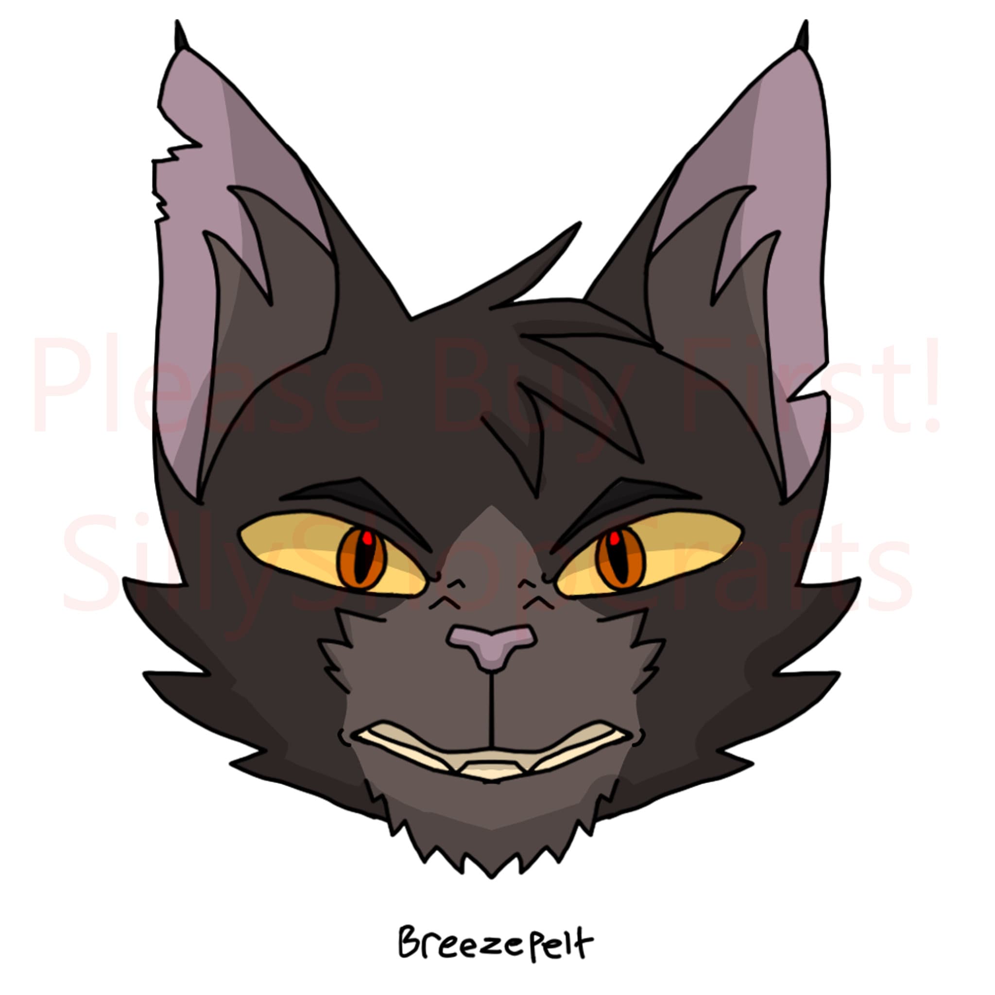 Warrior Cats Stickers: Omen of the Stars Character Pngs (instant ...