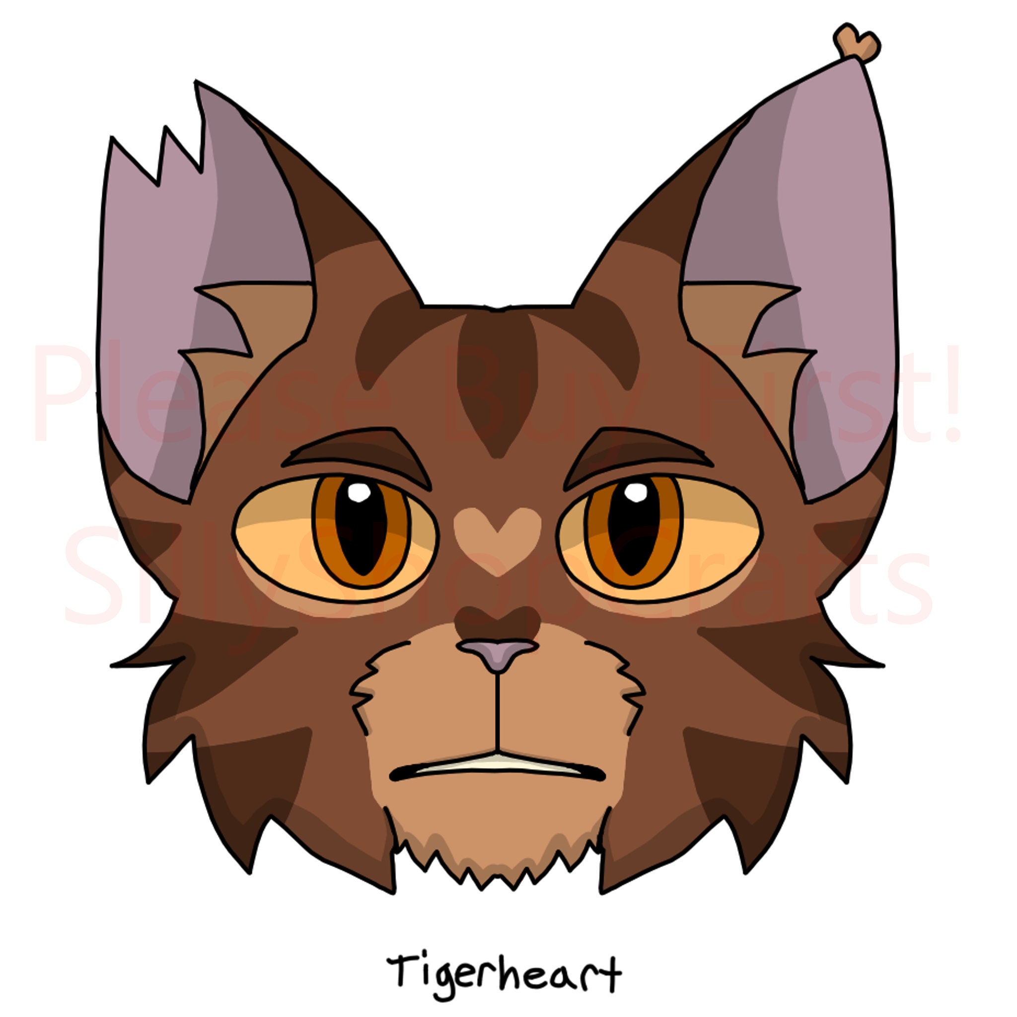 Warrior Cats Stickers: Omen of the Stars Character Pngs (instant ...
